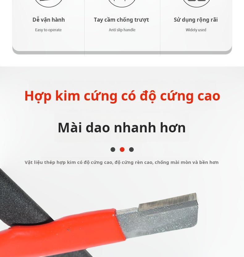 Product Introduction of Dụng cụ mài, dụng cụ mở dao, đá mài, để sử dụng trong gia đình 2