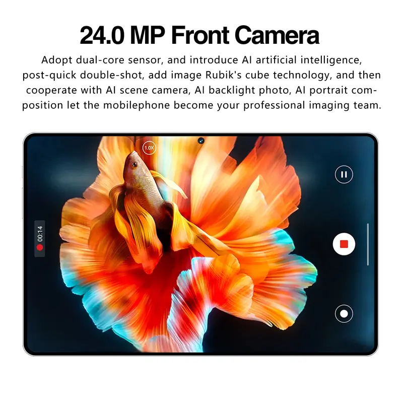 BISA COD！ Tablet Baru Pro12 Ram/Rom 16/128GB + Android + Layar Penuh 11.6Inci + WIFI + Dual SIM + Pengiriman Cepat Garasi 1 Tahun! 7