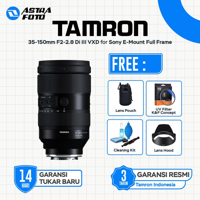 Gambar Tamron 35-150mm F2-2.8 Di III VXD For Sony E-Mount Full Frame Lens dari Astra Foto Kota Administrasi Jakarta Pusat Tokopedia