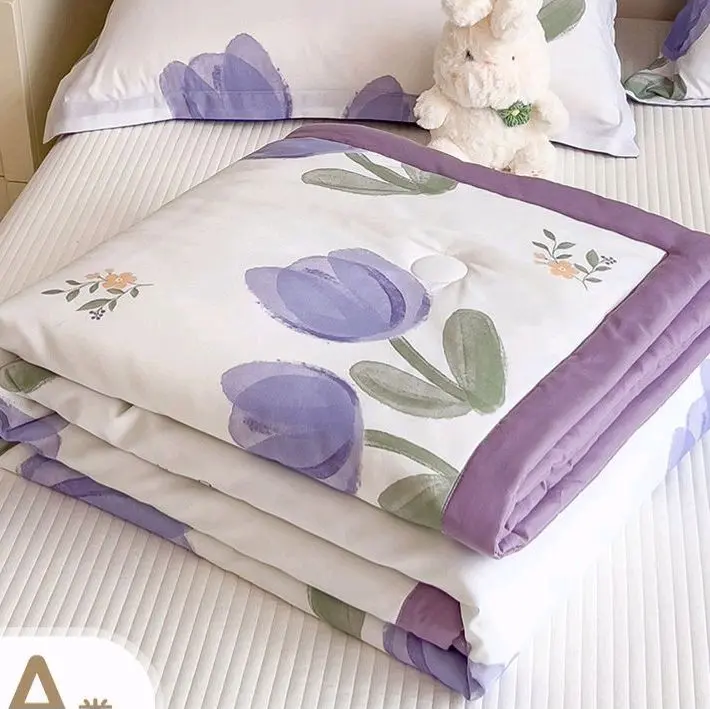 Chăn đũi hàn cotton  mát lạnh, siêu đẹp