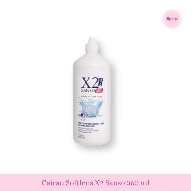 Cairan Softlens / Air Softlens X2 Sanso 60ml | 120ml |360ml 3