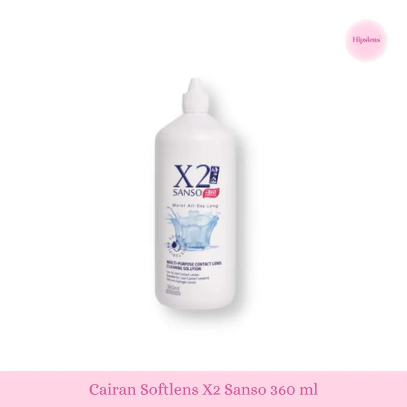Cairan Softlens / Air Softlens X2 Sanso 60ml | 120ml |360ml 3