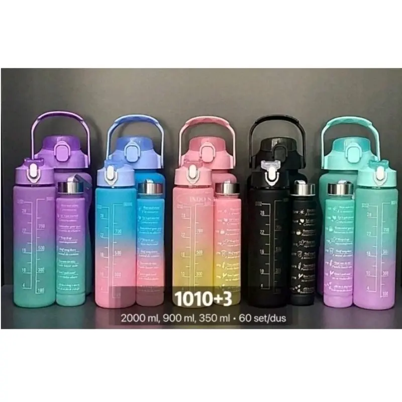 Botol Minum Anak Lucu gradasi 3in1 / Botol beranak Bottles Water Minuman 2