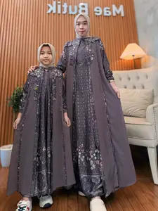 Amelianurr - Sarimbit Series Bilqis Maxmara Silk Premium Kombinasi Ceruty Babydoll