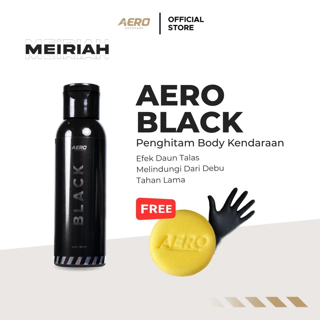 Aero Black Penghitam Body Motor / Mobil  - Penghitam Body Kasar Car Kendaraan Paint