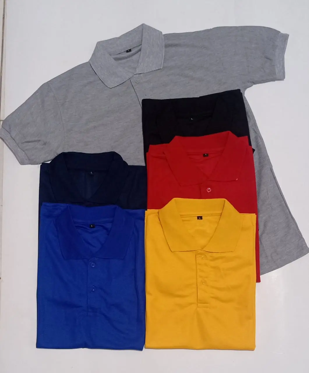 Kaos Pria Kerah polos / kaos pria Polos Kerah /Kaos Pria Seragam Polos