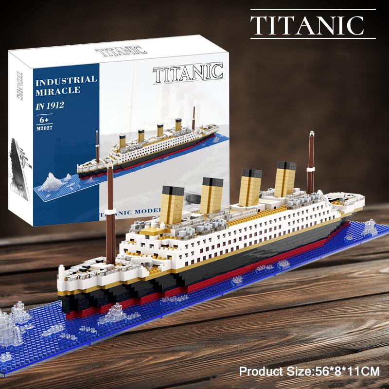 Product Introduction of Titanic Ship Model Building Blocks Classic Large Ship Assembled Toys for Boys transformers toys resin anime toy car mofusand blind icebreaker toy car magnetic tiles sis diecast blind box hongli big panda wooden cup noodle customizable car deal dough 6