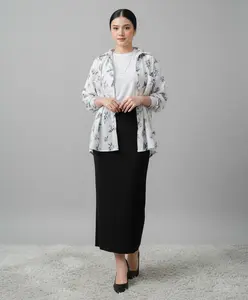 Rok Span Knit Rok Span Slim-Fit Bodycon/ Sexy KnitSkirt Muslim Wanita Hitam Bawahan Dewasa Basic Casual soft knit premium korean style Panjang rok span tanpa belahan outfit  muslimah