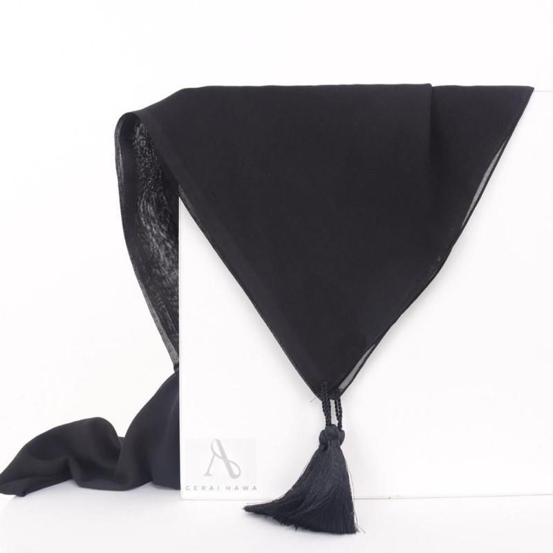 Hijab Segi Empat Paris Tassel Premium || Jilbab Paris Tassel  Part 2 Square 3