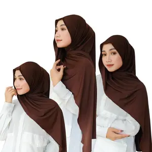 Pashtan Pashmina Jersey Slup Oval  Meleyot Premium By Alesha Hijab (AUREL) Syal Jersey  Wanita