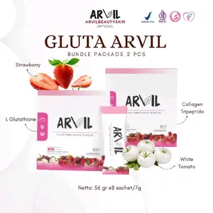 Bundling 2 Pcs Gluta Arvil Level Up (Mengandung Glutathione Dan Collagen Yang Tinggi)