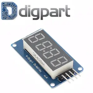 TM1637 LED Display Module 7 Segment 4 Bits 0.36 Inch Clock RED Arduino