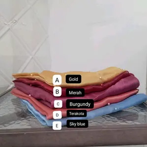 "Hijab Square Organza Mutiara"