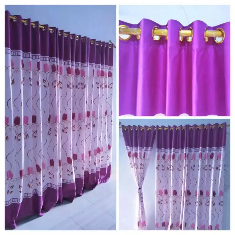 Gorden Smokring 12 Ring Free Tali Untuk Jendela Dan Pintu Panjang 220 Lebar 110 Bahan POLY MICRO 8