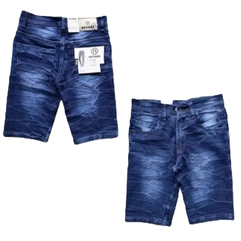 Celana jeans pendek motif pecah beling Pria Dewasa Denim celana Distro Cowok Melar 2