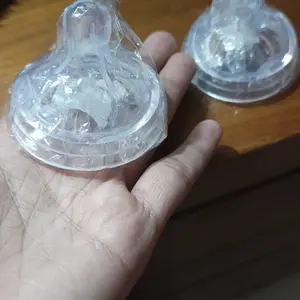 Puting Dot Bayi Dot Bayi Bahan Silikon untuk Slim Neck/Wide Neck Dot Botol Bayi Nipple Peristaltik Botol Susu Standar NZ