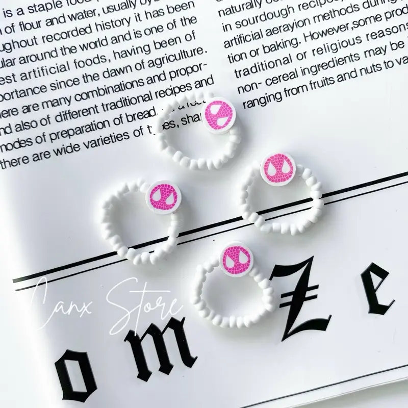 Cincin manik couple spiderman miles and gwen beads rings viral 6