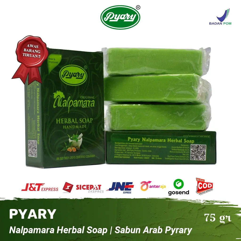 PYARY Nalpamara Herbal Soap | Sabun Arab Pyary