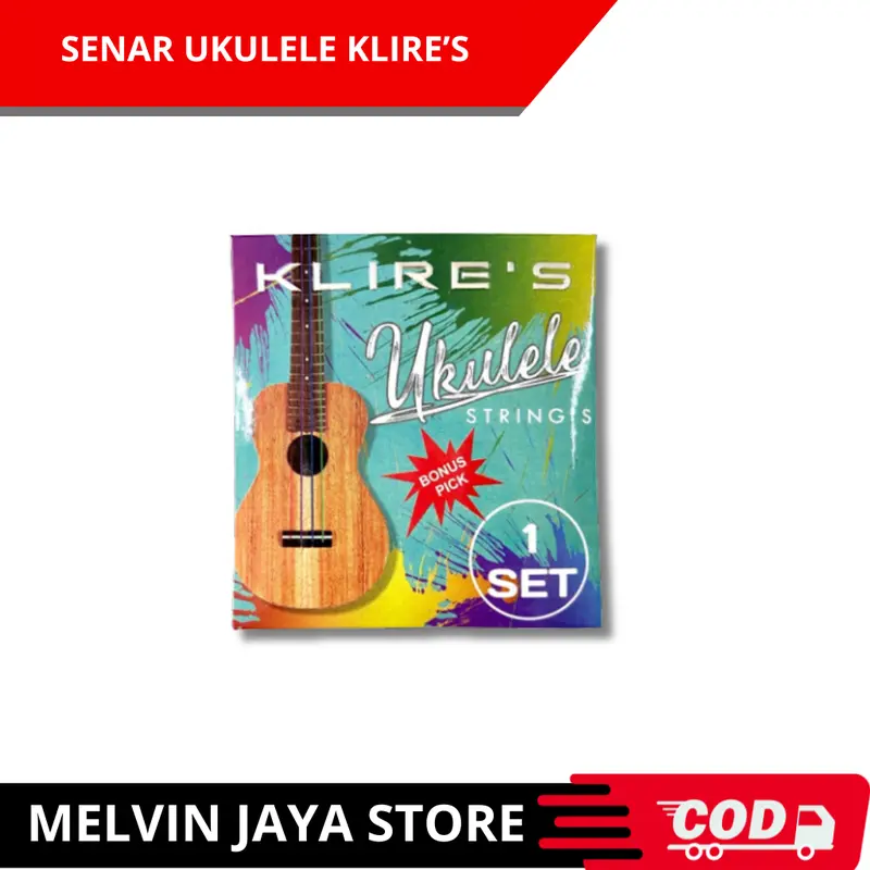 Senar Ukulele KLIRE'S Color Warna Warni Nylon 4 pcs/se 0