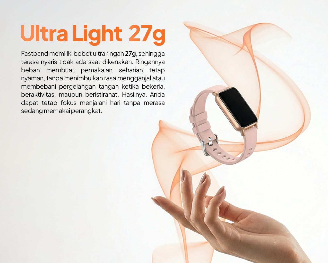 【COD+Garansi 12 Bulan】IDOTIME & fastband ONE Jam Tangan Pintar Wanita  ROSEGOLD Jam Running & Lari Pace  Ringan Nyaman Dipakai  Heart Rate Monitor & Health Tracking  Layar Sentuh Bluetooth  Bisa Ganti Wallpaper  Sync Strava  Da Fit App  IP68 Waterproof