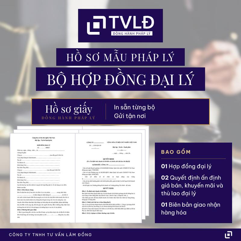 Bộ hợp đồng đại lý mua bán hàng hóa