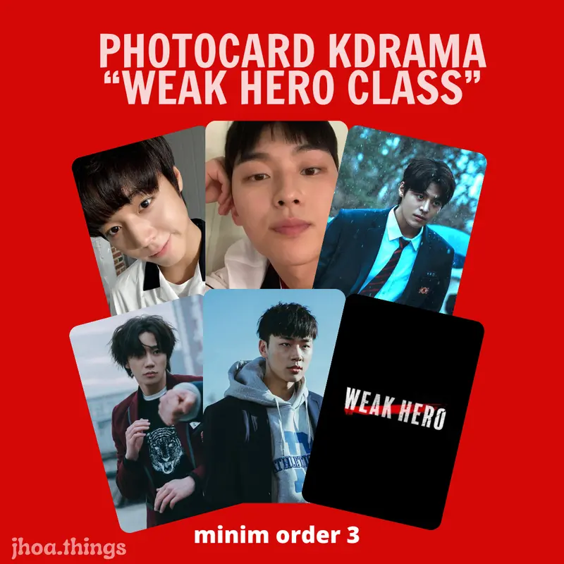 [UNOFFICIAL] PHOTOCARD WEAK HERO CLASS SEASON 1 & 2 DRAMA KOREA YEON SIEUN AHN SUHO PARK JIHOON CHOI HYUNWOOK LEE JUNYOUNG GEUM SEONGJE RYEO UN BAKU NA BAEKJIN GOTAK JUNTAE 0
