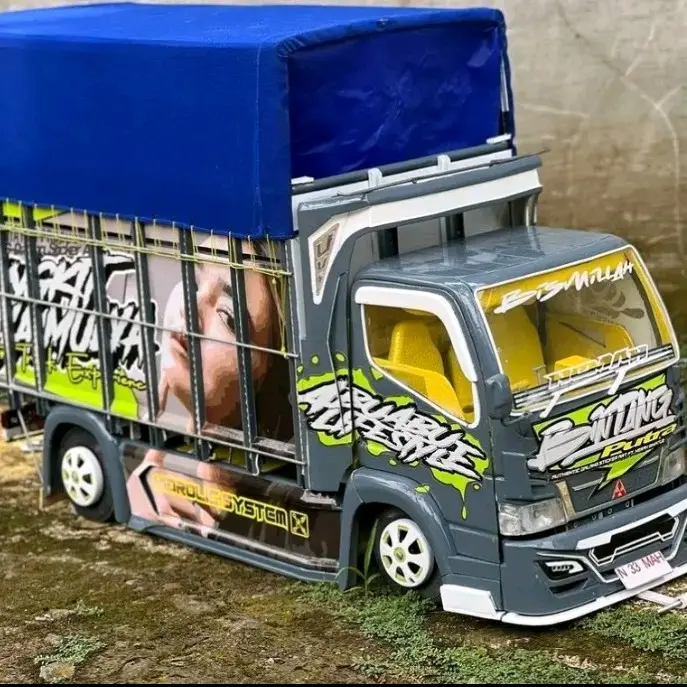 promo mainan truk oleng truk trek oleng lampu