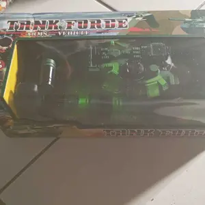 Mainan Anak Mobil RC Tank Batrai Cas Ada Lampu Dan Musik Baterai Toys Remote Control Hobi Red Cars rc  tank full metal
