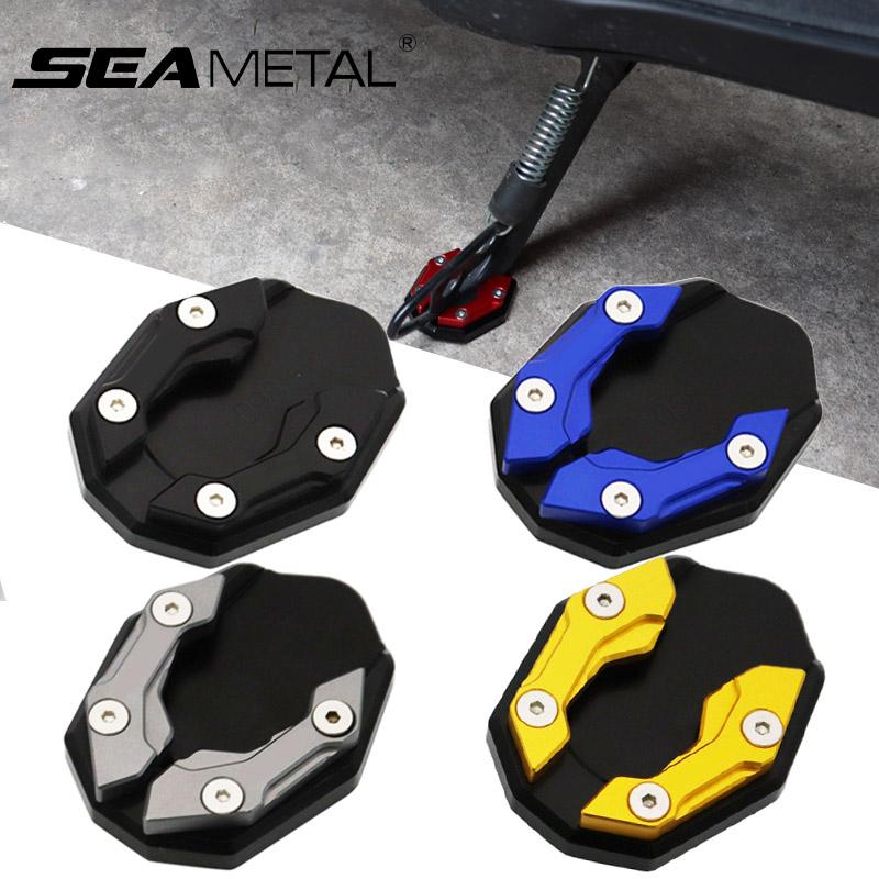 Nắp Chống Trào Bên Hông Xe Máy SEAMETAL Hợp Kim Nhôm Thông Dụng Mở Rộng Chân Xe Máy Và Xe Đạp Phụ Kiện Chân Chống