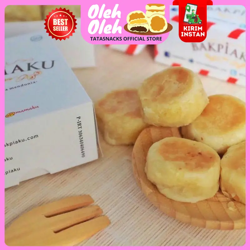Bakpiaku Jogja / Bakpia Oleh-oleh Kota Jogja Isi 10 / Isi 20 1
