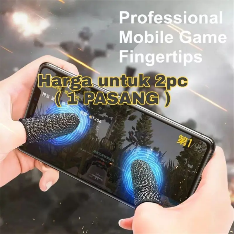 2PCS SARUNG JEMPOL PUBG / FF / MOBILE LEGEND / COD ANTI KERINGAT Game