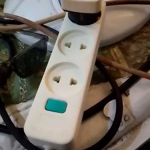 [HAO] Stop Kontak Kabel 2/3/4/5 Lubang&1.5/3M/STOP KONTAK GEPENG SNI/CAHAYA SC-752/3/4/5 Saklar S75