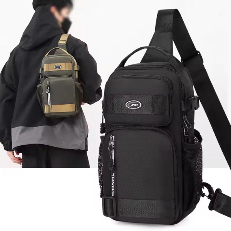  túi Messenger Nam Thời Trang Dung Lượng Lớn Đa Chức Năng Không Thấm Nước Túi Đeo Ngực Lớn Thường Ngày 