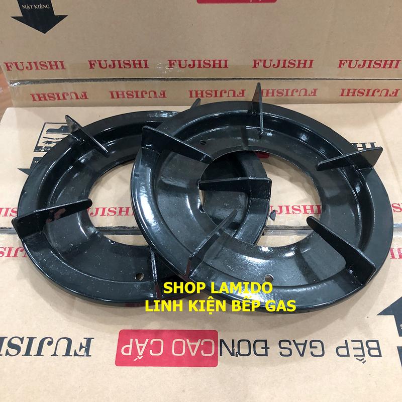 COMBO 2 Kiềng bếp gas Fujish 5 CHÂN TRÒN - 02 [ LOẠI BẾP KÍNH ] - KTR5C-02 - dùng cho các loai bếp ga dương đơn, đôi mặt KÍNH [ PHỤ KIỆN THAY THẾ BẾP GA ]