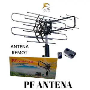 PF Antena Remot PF-850 untuk TV Putar Digital dengan Kabel 3C 10M dan JEK TV Dilengkapi Fitur Putar dan Remote Control