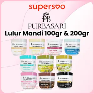 Purbasari Lulur Mandi 100gr 200gr Body Scrub