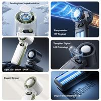 Gambar Skylumba FN68 Pro Mode Ice Cooling High Speed Turbo Portable Mini Fan 199 Level Kecepatan LED Battery Display Bisa Dilipat - Mode Ice Cooling FN68 Pro - Grey Blue dari Skylumba.id Kota Administrasi Jakarta Barat 5 Tokopedia