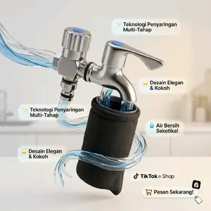 Saringan filter air Kain Hitam & Kapas Alami Kualitas Premium Penjernih Saringan Air Keran Material Catton Beby Tery 320 Tebal Halus Retet 65 Micron - Water