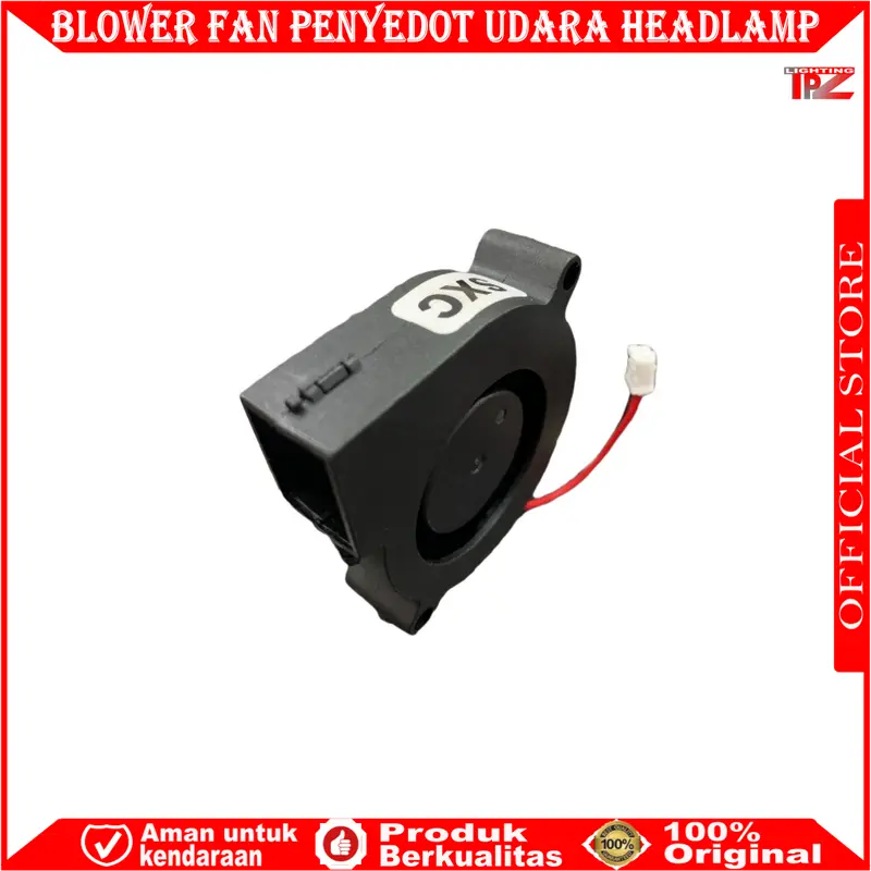 ORIGINAL KIPAS PENDINGIN PENYEDOT UDARA PANAS LAMPU HEADLAMP FAN COOLING TURBO EXHAUST HEADLAMP 5 X 5 CM  MINI BLOWER FAN 12 VOLT 5