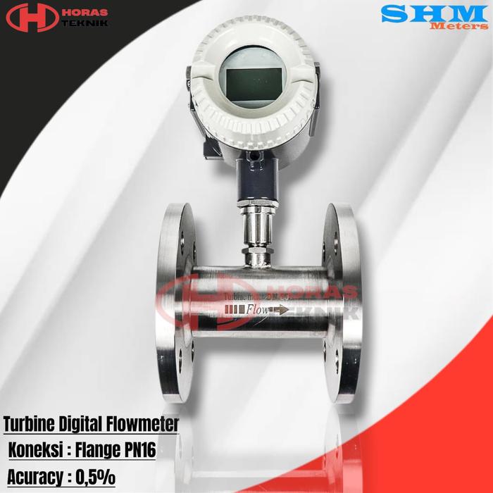 Jual Flow Meter SHM Turbine Digital 4" Inch - Flow Meter Digital ...