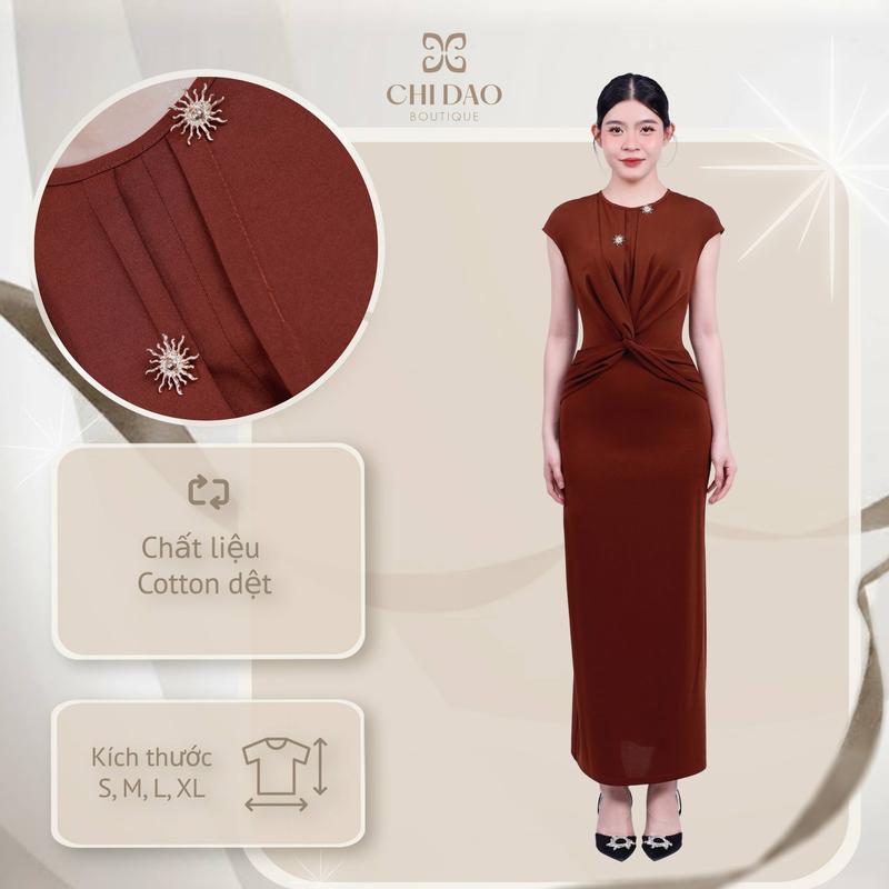 ĐẦM thiết kế cánh tiên TẶNG KÈM (TAG SUN) tôn dáng dễ mang 5 màu-CHIDAOBOUTIQUE