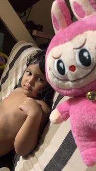 Product Review of Su181 Labubu Gaya Sama Boneka Mewah, 12 Warna Tersedia, 11 Inci (28cm), Model Bulu Comel, Sesuai untuk Pengumpul, Dalam StokStesen, 1-6Tempat Duduk Tunggal, Julat 7-12 Toys from @**9 1