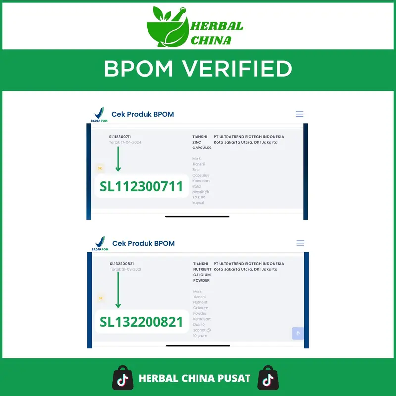 [Herbal China Pusat] Paket Peninggi Badan untuk Remaja - Zinc Kapsul & Kalsium untuk 12 Tahun keatas - Suplemen Kesehatan Tiens 4