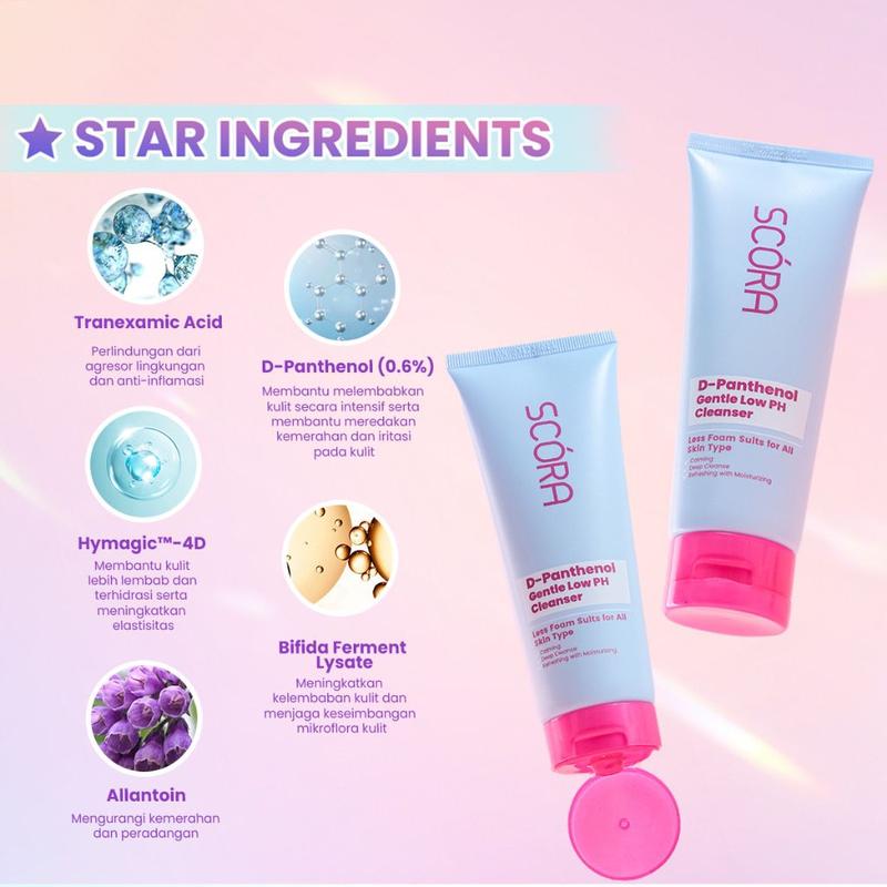 SCORA GENTLE LOW PH CLEANSER 100 ML |  D-PANTHENOL GENTLE LOW PH | SALICYLIC ACID GENTLE LOW PH CLEANSER 100ML 4