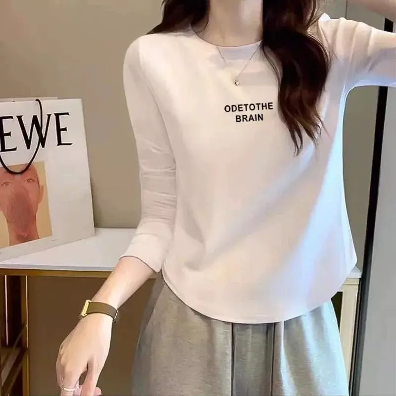 Baju Wanita Oblong Lengan Panjang - Bahan Spandek Distro - Atasan Wanita - Baju Kasual - T-shirt COD