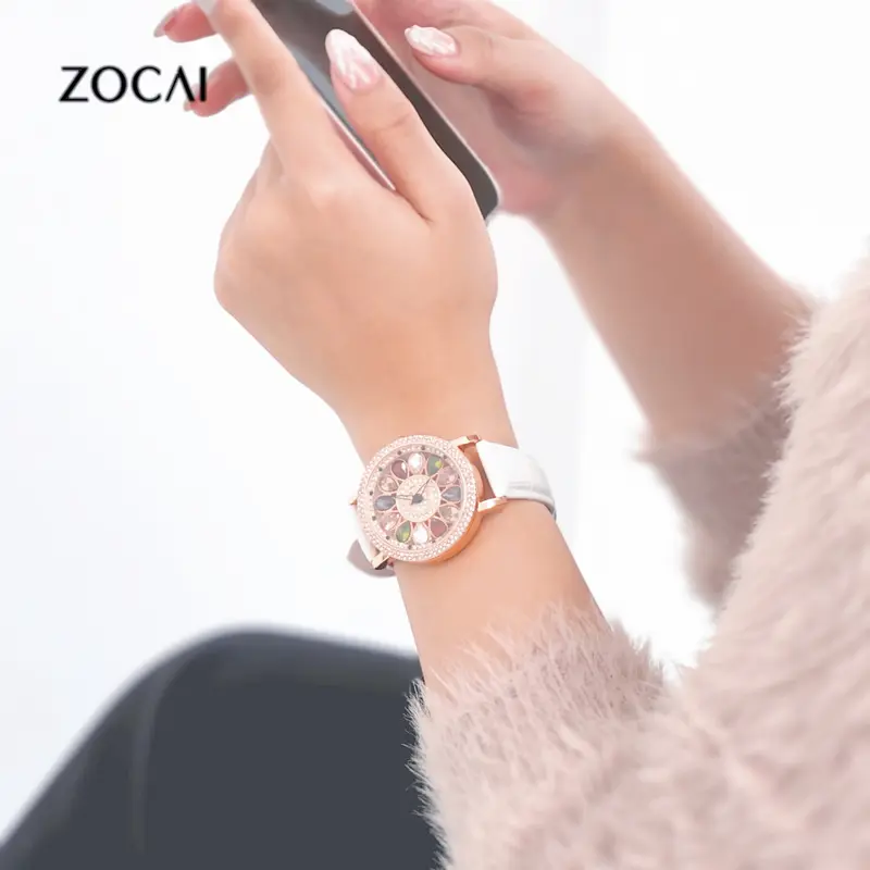 OS6-J07 Jam Tangan Wanita Cewe Simpel Dan Elegan Mewah Kulit Tahan Air Bergaransi 1 Tahun High Quality Qualitas Tinggi Free BoxCOD 3