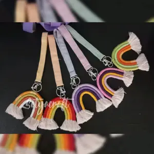 setyacraft ganci, ganci pelangi, gantungan kunci, gantungan tas