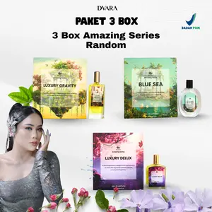 DAPAT 3 BOX PARFUM AMAZING KAK IICHA PRISCILLIA BY DVARA EAU DE PARFUME EDP COWOK CEWEK PRIA WANITA