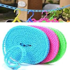 Tali dan Jepit Jemuran Laundry Baju Gantungan Pakaian Kuat Clothes Line Hook