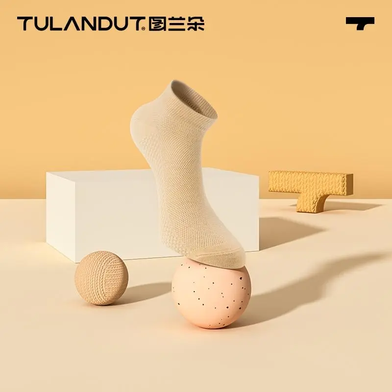 【Mua 1 nhận 10】 Tất Kháng Khuẩn, TULANDUT, Bông Ghim Dài, Cấp 7A tất ống chân  cho nữ   tất  moxi （D819）